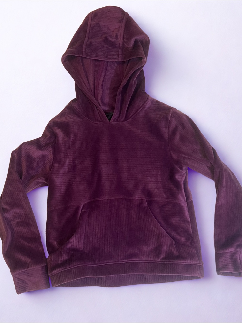 all in motion Plush Hooded Top in Vibrant Purple